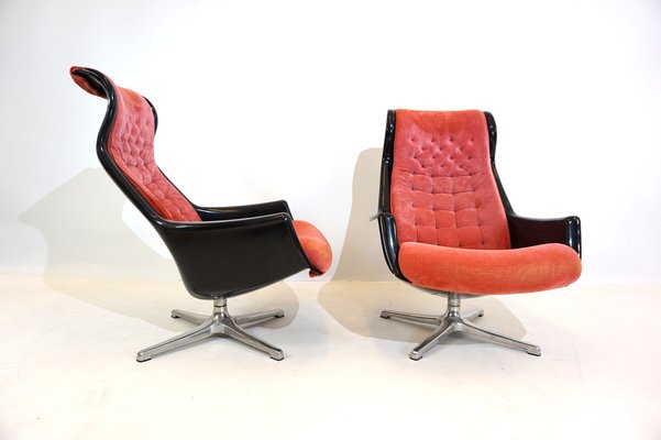 Space Age Dux Galaxy Lounge Chairs by Yngvar Sandström for Dux, 1970s, Set of 2-HUW-1745939