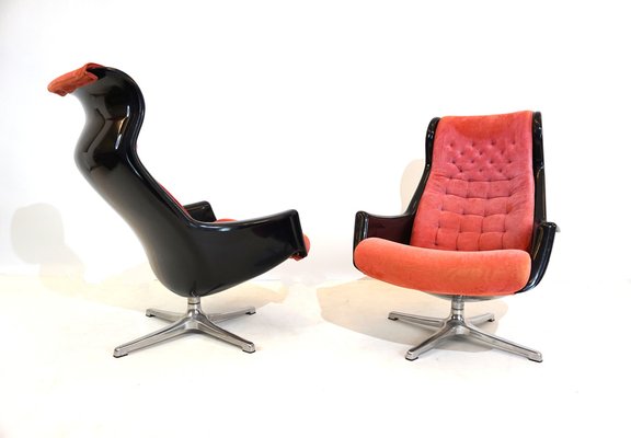 Space Age Dux Galaxy Lounge Chairs by Yngvar Sandström for Dux, 1970s, Set of 2-HUW-1745939