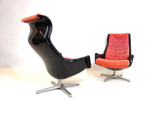 Space Age Dux Galaxy Lounge Chairs by Yngvar Sandström for Dux, 1970s, Set of 2-HUW-1745939