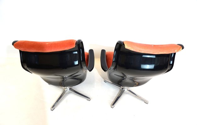 Space Age Dux Galaxy Lounge Chairs by Yngvar Sandström for Dux, 1970s, Set of 2-HUW-1745939