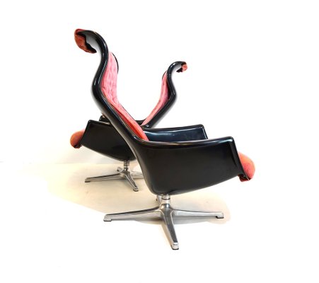 Space Age Dux Galaxy Lounge Chairs by Yngvar Sandström for Dux, 1970s, Set of 2-HUW-1745939