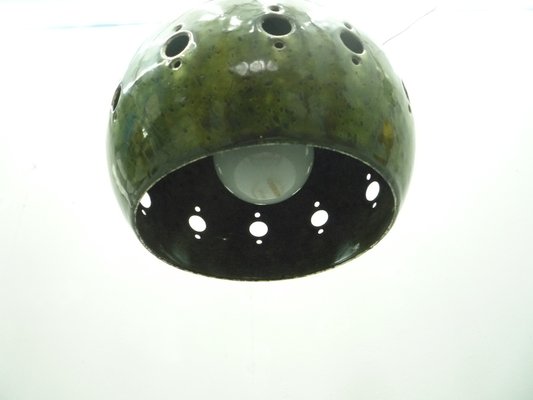 Space Age Enamelled Ceiling Lamp, 1960s-UG-1182316