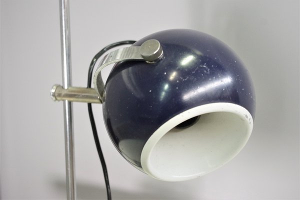 Space Age Eye Ball Blue Table Lamp by Goffredo Reggiani, 1970s-KNM-1453708