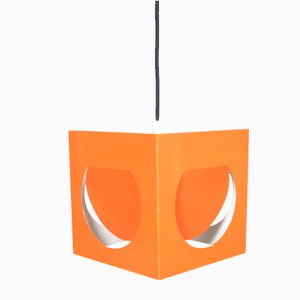 Space Age Finnish Hanging Lamp by Kubus Stockmann Orno & Yuri Suzuki for Orno, 1960s-HGA-1719102