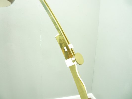 Space Age Floor Lamp in Brass from Sölken Leuchten, 1960s-UG-1382870