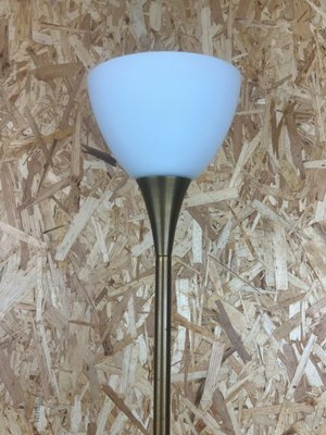 Space Age Floor Lamp in Brass & Glass from Hillebrand Lighting, 1960s / 70s-EJL-1327719