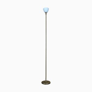 Space Age Floor Lamp in Brass & Glass from Hillebrand Lighting, 1960s / 70s-EJL-1327719