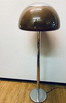 Space Age Floor Lamp in Brown and Chrome from Cosack, 1970s-PYR-1815614