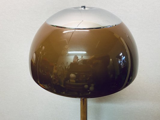 Space Age Floor Lamp in Brown and Chrome from Cosack, 1970s-PYR-1815614