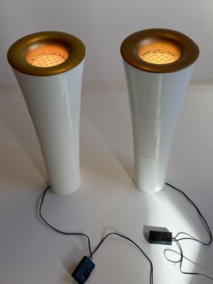 Space Age Floor Lamps from Ikea, 1980s, Set of 2-HKY-1721965