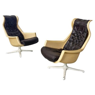 Space Age Galaxy Lounge Chairs by Alf Svensson and Yngve Sandström for Dux, 1970s, Set of 2-GDD-1800799