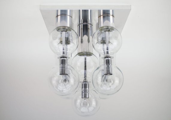 Space Age German Bubble Ceiling Lamp by Doria Leuchten, 1960s-KQB-1172048