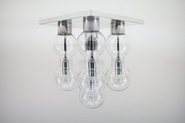 Space Age German Bubble Ceiling Lamp by Doria Leuchten, 1960s-KQB-1172048