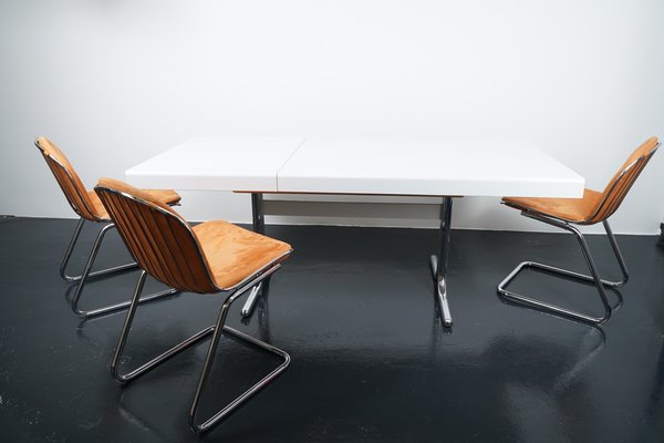 Space Age German Extending Dining Table or Desk, 1970s-CIP-1078788