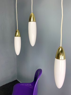 Space Age German Rocket-Shaped Ceiling Lamps from Limburg, 1970s, Set of 3-VQG-630338