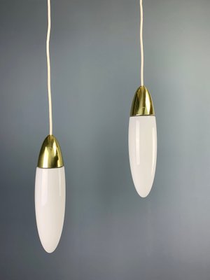 Space Age German Rocket-Shaped Ceiling Lamps from Limburg, 1970s, Set of 3-VQG-630338