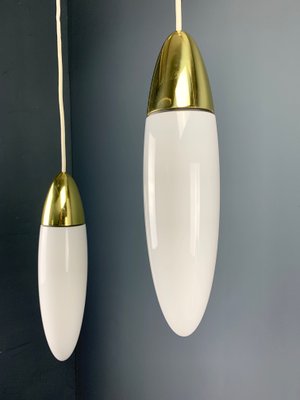 Space Age German Rocket-Shaped Ceiling Lamps from Limburg, 1970s, Set of 3-VQG-630338