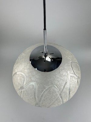 Space Age Glass Ball Pendant Light from Doria Leuchten, 1970s-EJL-1435995