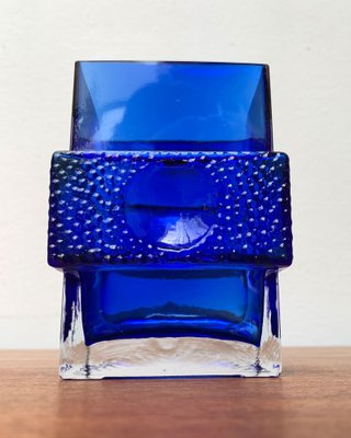 Space Age Glass Block Vase, 1960s-UAH-1337885