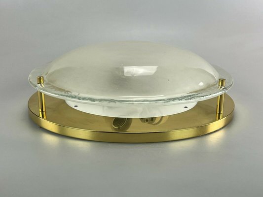 Space Age Glass Flush Mount by Plafoniere, 1960s-EJL-1140135