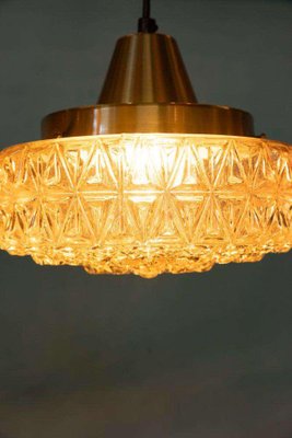 Space Age Glass Hanging Lamp, 1970s-HGA-2041704