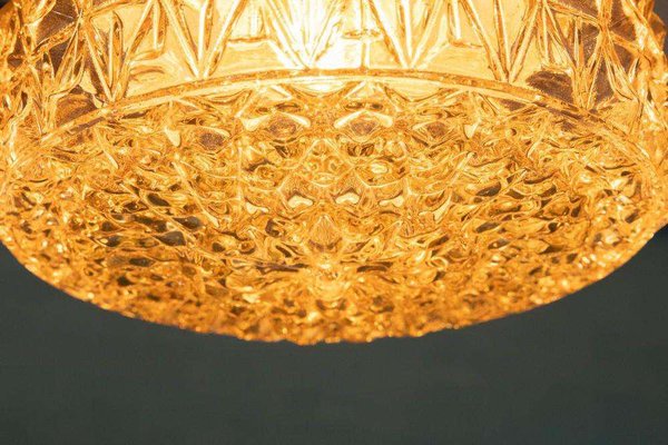 Space Age Glass Hanging Lamp, 1970s-HGA-2041704