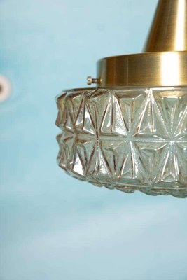 Space Age Glass Hanging Lamp, 1970s-HGA-2041704