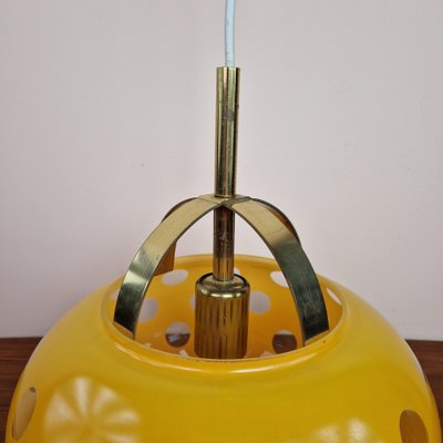 Space Age Glass Pendant Lamp, 1960s-ZPB-1817687