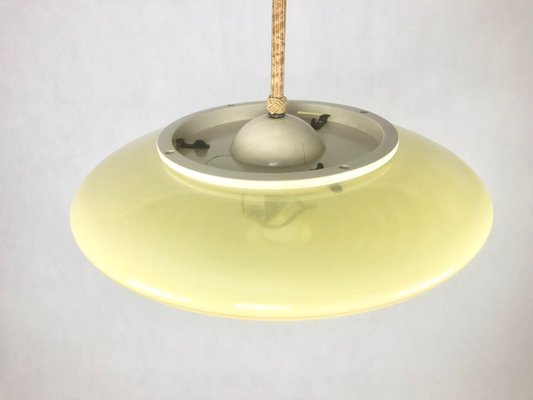 Space Age Glass Pendant Lamp from Meissen, 1950s-ZCY-1375839