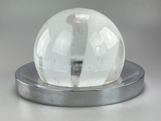 Space Age Glass Shine Plafon Ceiling Lamp from Fischer Leuchten, 1970s-EJL-1449185