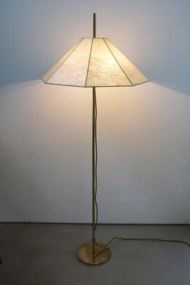 Space Age Gold Edge Cocoon Floor Lamp by Panton, 1970s-FJP-1729850