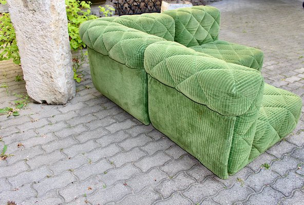 Space Age Green Modular Sofa from Wittmann, Austria, 1970s, Set of 3-NB-1322857