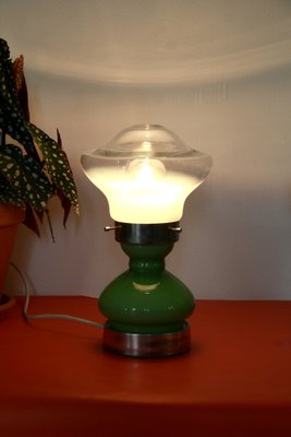 Space Age Green Table Lamp, Italy, 1970s-HUY-1748849