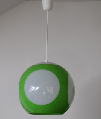 Space Age Green Ufo Ceiling Lamp attributed to Luigi Colani-VA-1216004