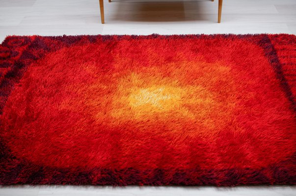 Space Age Handmade Wool Rug, Germany, 1970s-KQB-989715