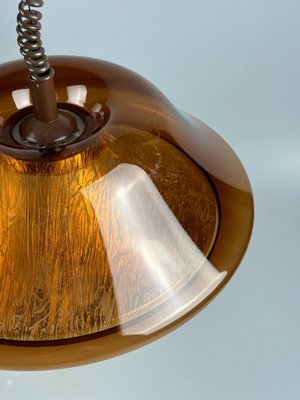 Space Age Hanging Lamp in Acrylic, Plastic & Metal, 1970s-EJL-1721646