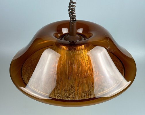 Space Age Hanging Lamp in Acrylic, Plastic & Metal, 1970s-EJL-1721646