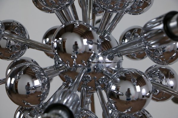 Space Age Italian 20-Light Sputnik Chandelier by Reggiani Goffredo, 1965-MTX-1449044