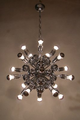 Space Age Italian 20-Light Sputnik Chandelier by Reggiani Goffredo, 1965-MTX-1449044