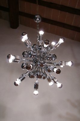 Space Age Italian 20-Light Sputnik Chandelier by Reggiani Goffredo, 1965-MTX-1449044