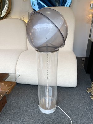 Space Age Italian Acrylic Saturn Floor Lamp, 1970s-FUE-1115289