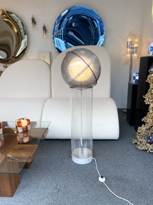 Space Age Italian Acrylic Saturn Floor Lamp, 1970s-FUE-1115289