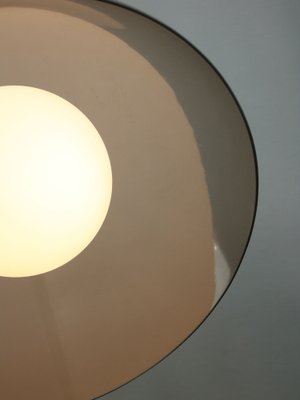 Space-Age Italian Brass, Opaline and Acrylic glass Pendant Lamp-HGJ-1757218