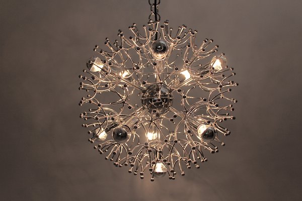 Space Age Italian Chandelier by Gaetano Sciolari, 1960s-NB-618827