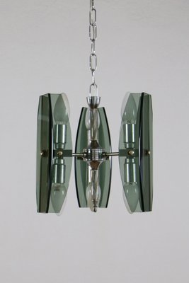 Space Age Italian Chandelier in the Style of Fontana Arte, 1970s-MTX-1449041