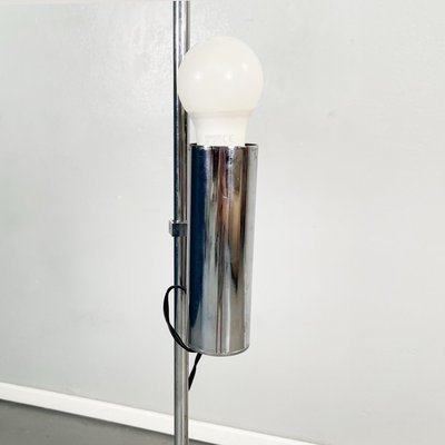 Space Age Italian Chromed Metal Floor Lamp, 1970s-GDD-1331204