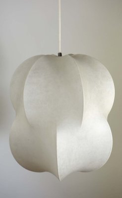 Space Age Italian Cocoon Ceiling Lamp, 1960s-KGD-2040541