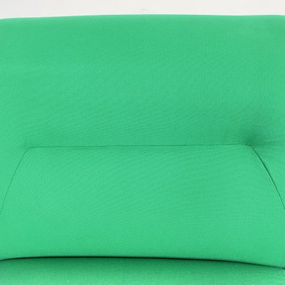 Space Age Italian Green Fabric Modular Sofa with Metal Insert, 1970s-GDD-1431498