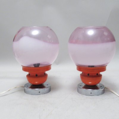 Space Age Italian Lamps, 1960s, Set of 2-MA-2040209