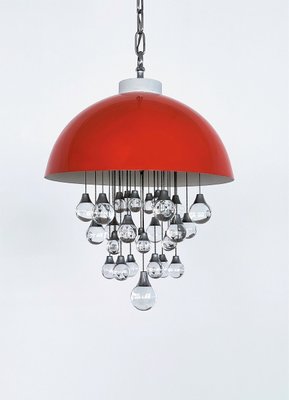 Space Age Jelly Fish Pendant Light, 1980s-VNE-1440933